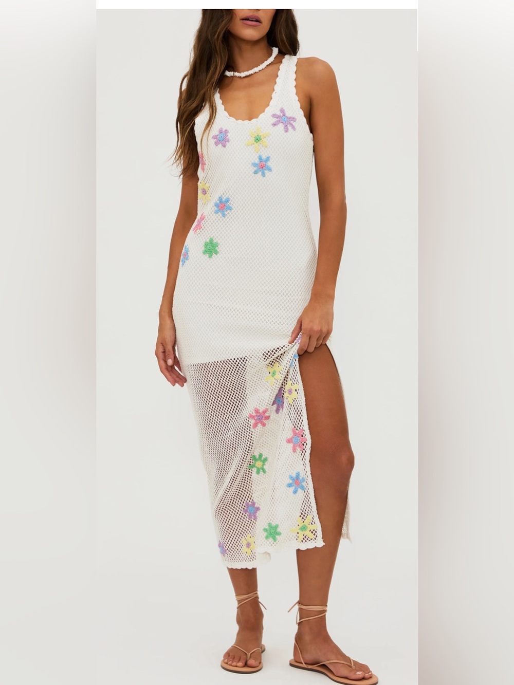 Beach Riot Diana Mesh Midi Dress